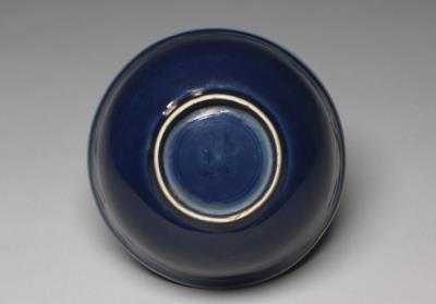 图片[2]-Bowl with dragon and cloud decoration in cobalt blue glaze, Ming dynasty, Jiajing reign (1522-1566)-China Archive